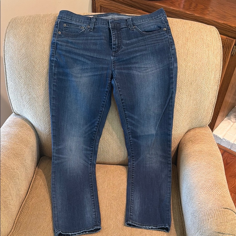 Gap Girlfriend Blue Denim Jeans 28